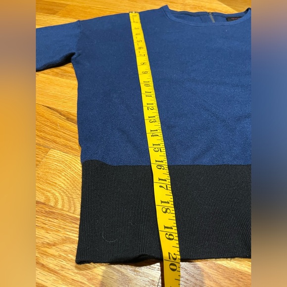 Roland Mouret Cotton Silk blend 3/4 sleeve pullover sweater, size medium - Picture 4 of 9